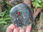 Polished Bloodstone Standing Display Pieces x 3 From Swaziland - Toprock Gemstones and Minerals 
