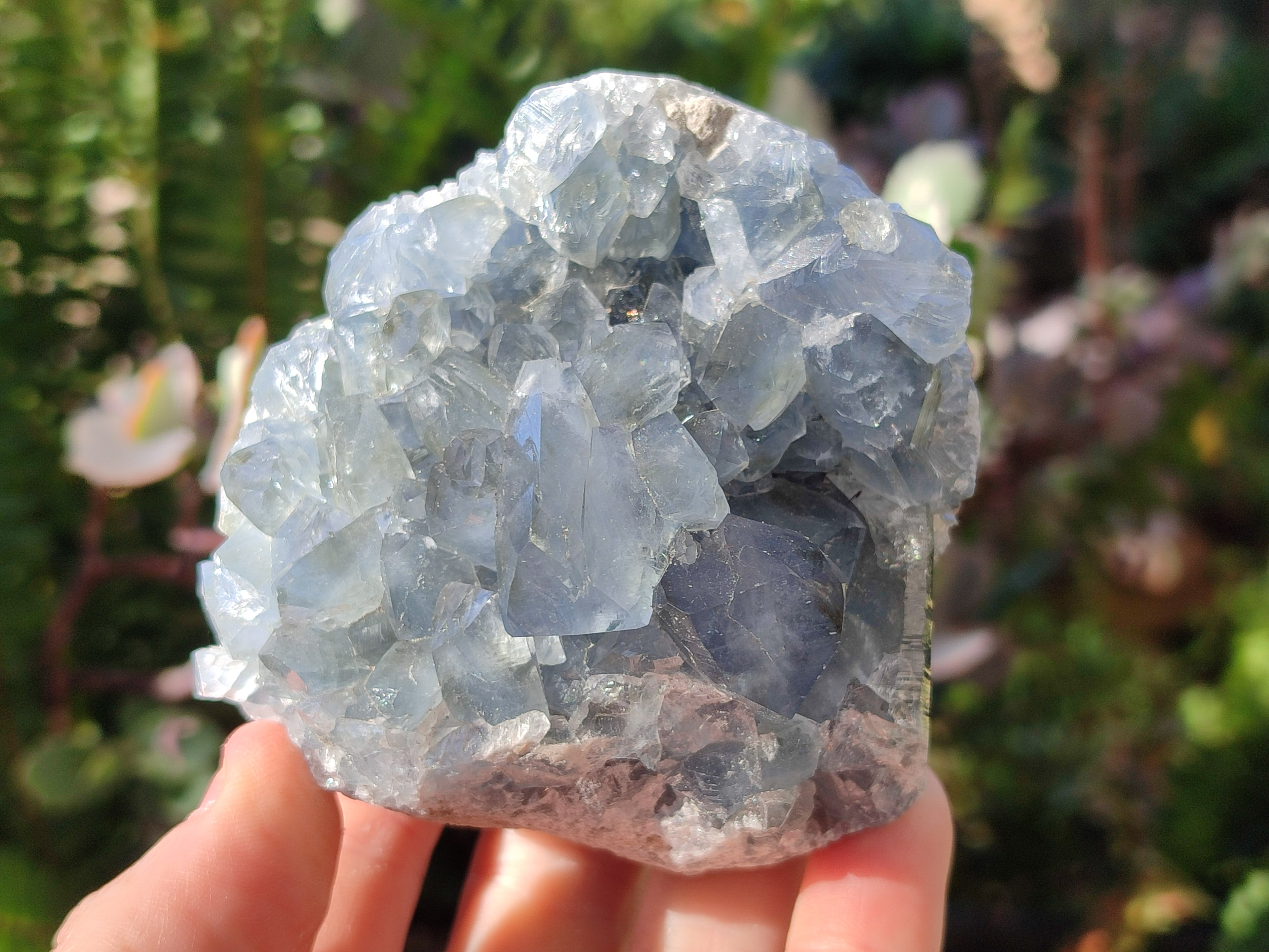 Natural Blue Celestite Specimens x 17 From Sakoany, Madagascar - Toprock Gemstones and Minerals 
