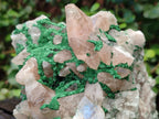 Natural Calcite Specimen with Kolwezite and Dogtooth Crystals on Pink Dolomite x 1 From Mashamba West Mine, Congo - Toprock Gemstones and Minerals 
