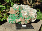 Natural Calcite Specimen with Kolwezite and Dogtooth Crystals on Pink Dolomite x 1 From Mashamba West Mine, Congo - Toprock Gemstones and Minerals 
