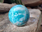 Polished Amazonite Spheres x 6 From Madagascar - Toprock Gemstones and Minerals 
