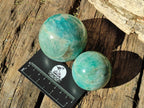 Polished Amazonite Spheres x 6 From Madagascar - Toprock Gemstones and Minerals 