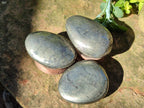 Polished Basalt Pharaoh Stone Galets x 4 From Iron Duke Mine, Zimbabwe - Toprock Gemstones and Minerals 