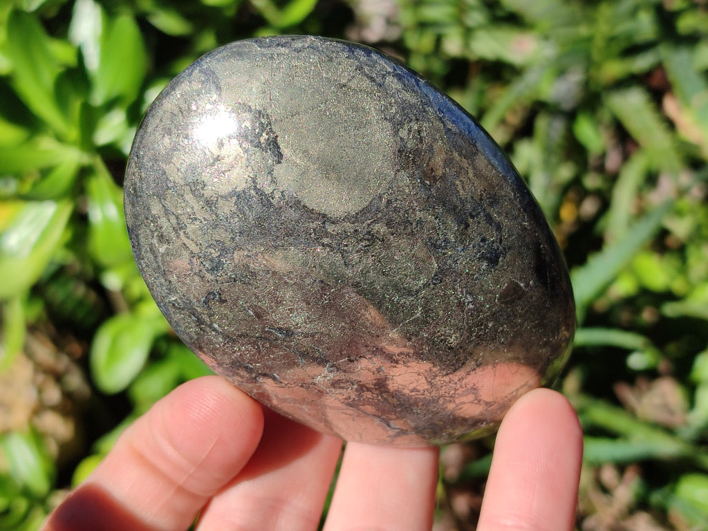 Polished Basalt Pharaoh Stone Galets x 4 From Iron Duke Mine, Zimbabwe - Toprock Gemstones and Minerals 