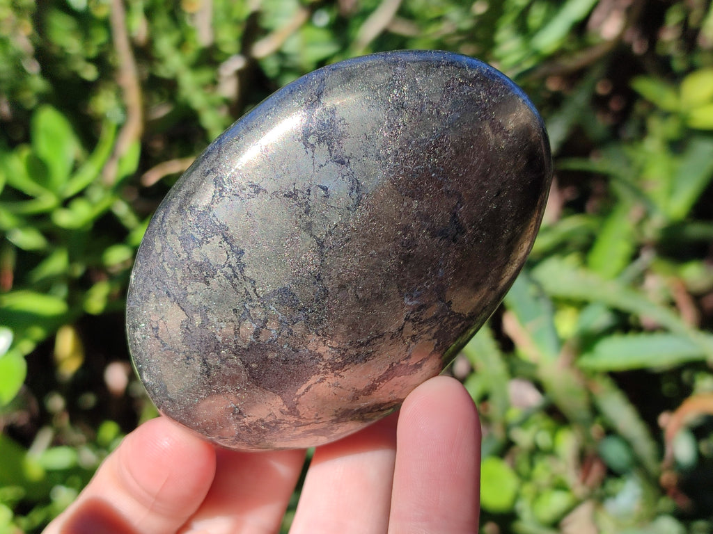 Polished Basalt Pharaoh Stone Galets x 4 From Iron Duke Mine, Zimbabwe - Toprock Gemstones and Minerals 