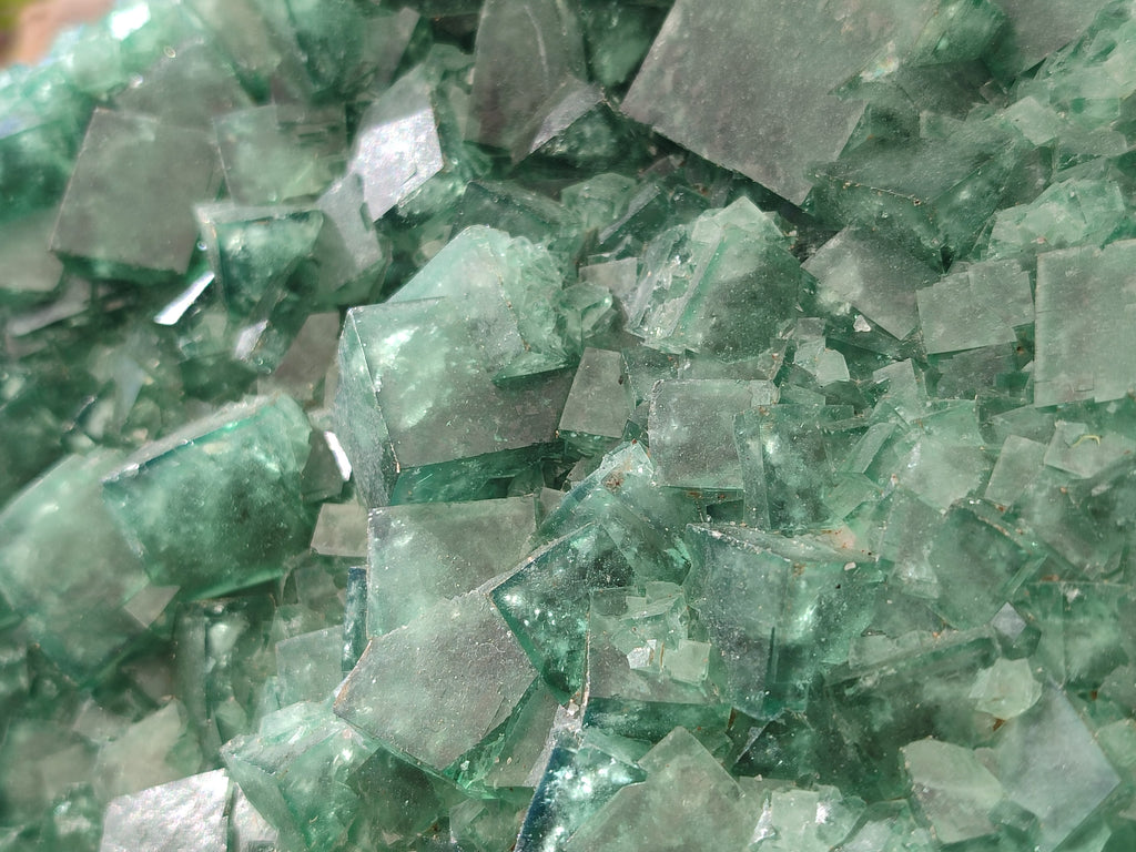Natural XXL Green Cubic Fluorite Specimen x 1 From Mandrosonoro, Madagascar - Toprock Gemstones and Minerals 