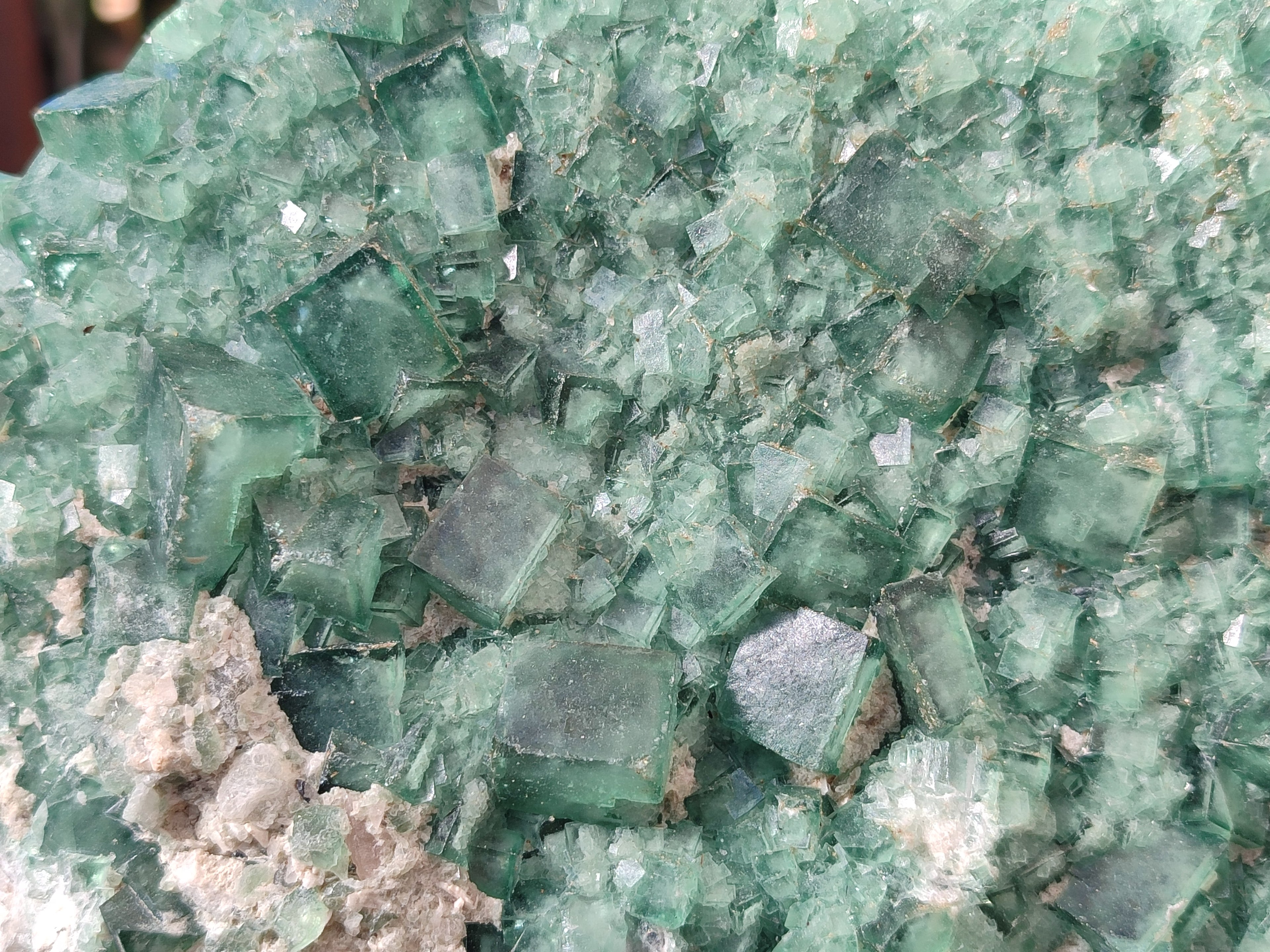 Natural XXL Green Cubic Fluorite Specimen x 1 From Mandrosonoro, Madagascar - Toprock Gemstones and Minerals 