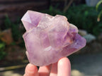 Natural Window Amethyst Double Terminated Crystals x 6 From Ambatondrazaka, Madagascar - Toprock Gemstones and Minerals 