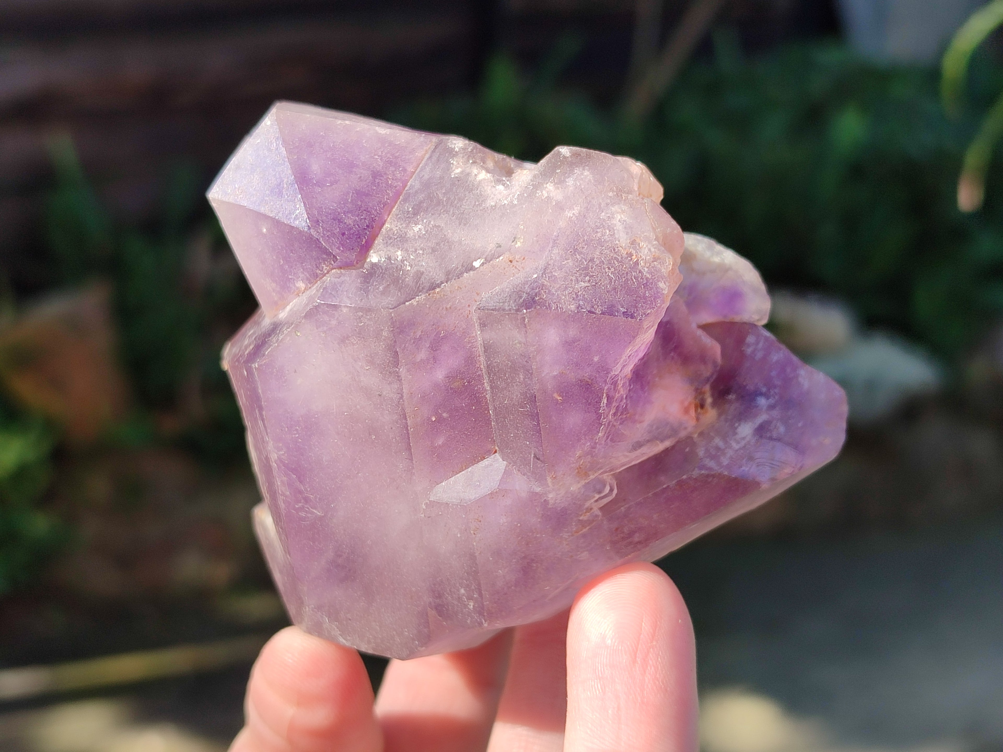 Natural Window Amethyst Double Terminated Crystals x 6 From Ambatondrazaka, Madagascar - Toprock Gemstones and Minerals 