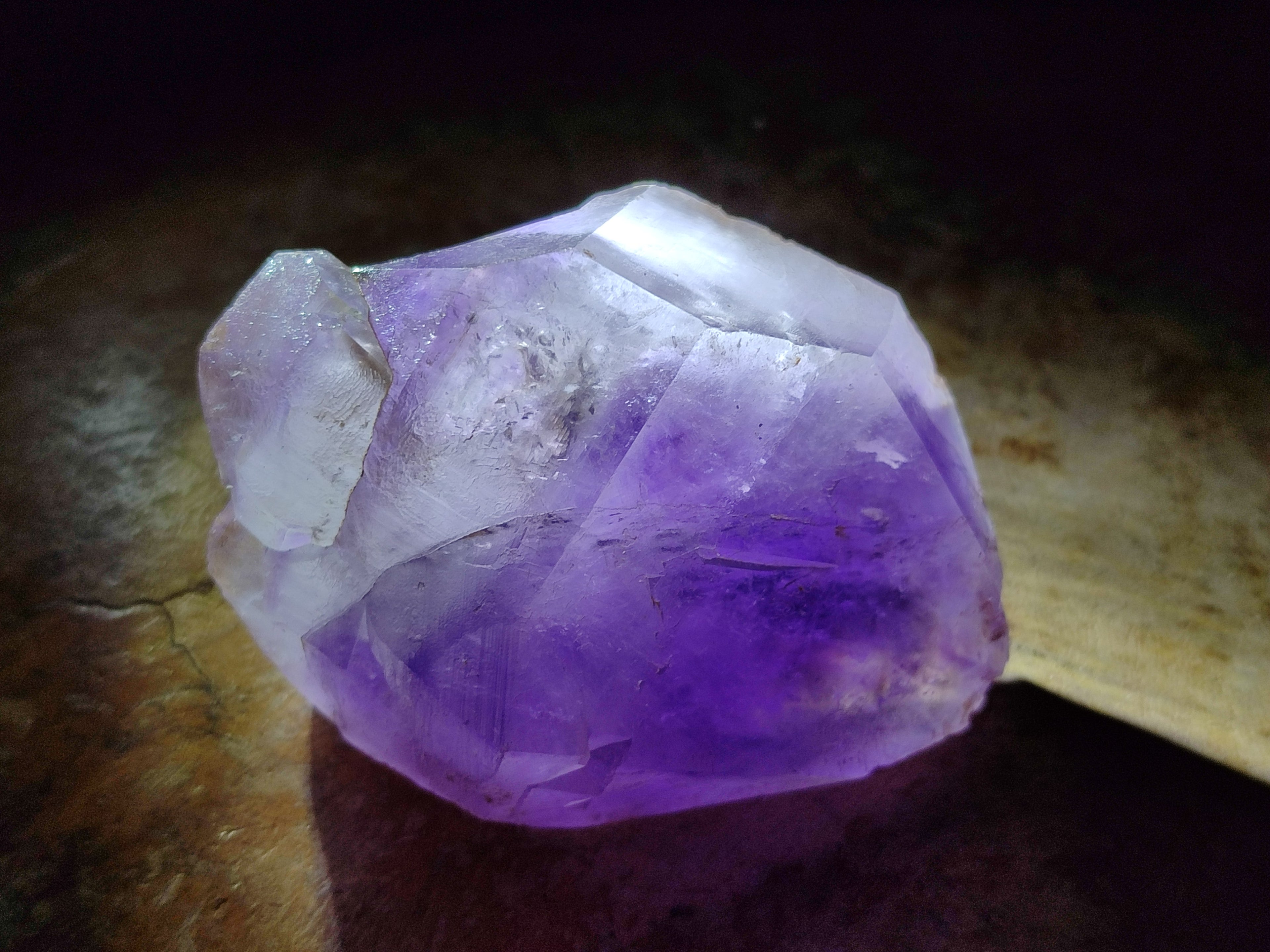 Natural Window Amethyst Double Terminated Crystals x 6 From Ambatondrazaka, Madagascar - Toprock Gemstones and Minerals 