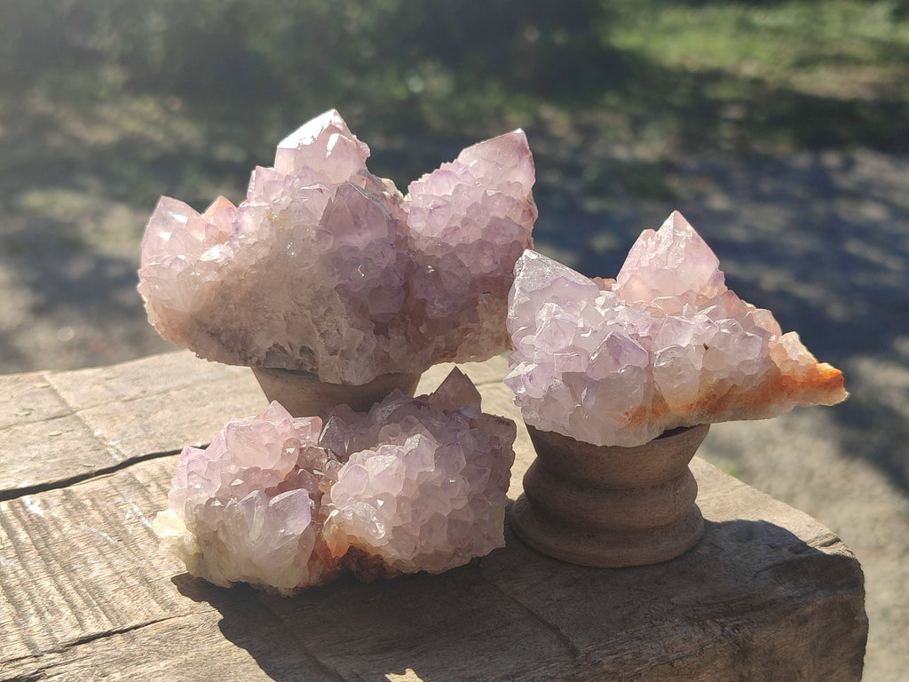 Natural Spirit Amethyst Clusters x 6 From Boekenhouthoek, South Africa - Toprock Gemstones and Minerals 