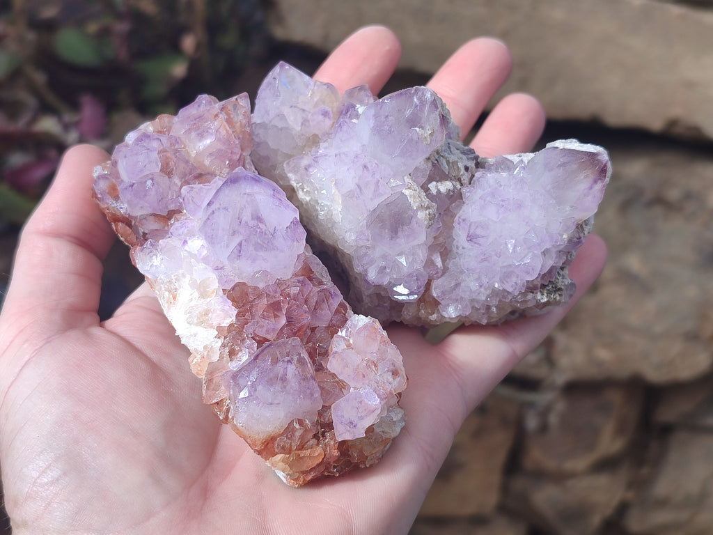 Natural Spirit Amethyst Clusters x 6 From Boekenhouthoek, South Africa - Toprock Gemstones and Minerals 