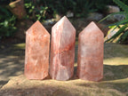 Polished Golden Hematoid Quartz Display Crystals x 6 From Madagascar - Toprock Gemstones and Minerals 