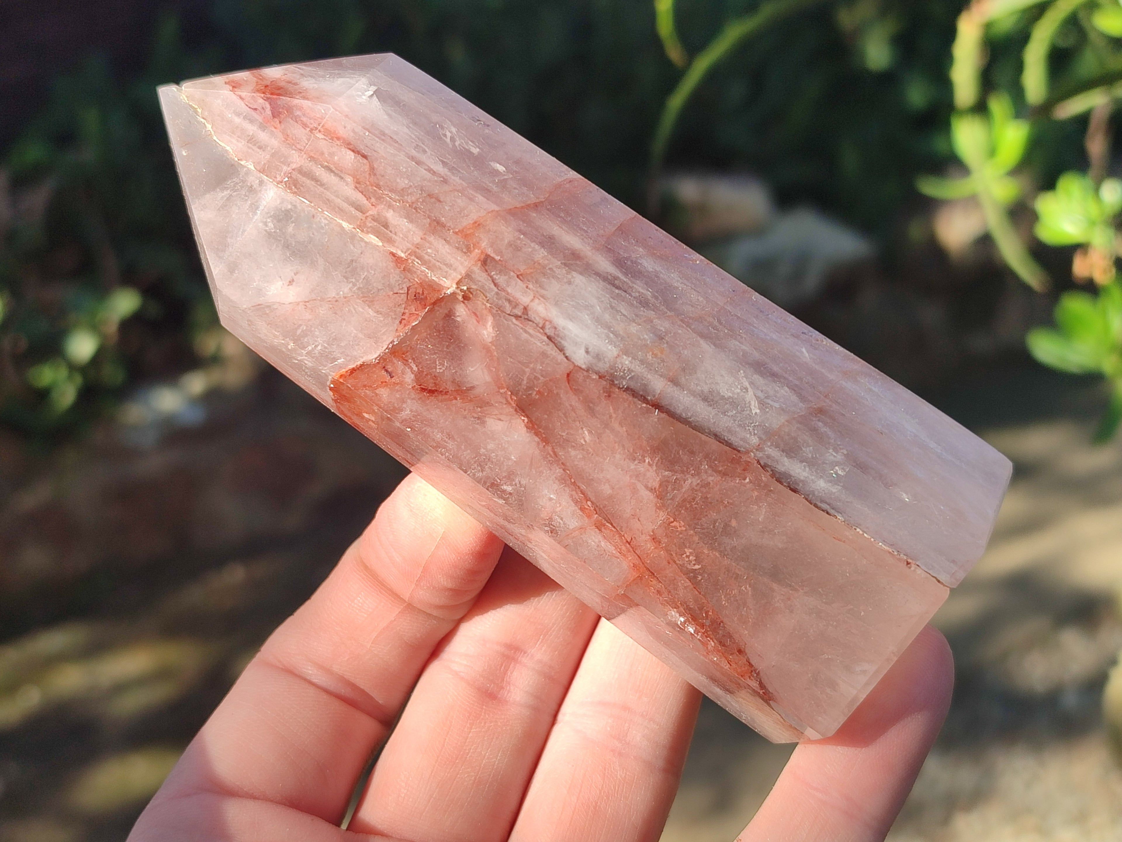 Polished Golden Hematoid Quartz Display Crystals x 6 From Madagascar - Toprock Gemstones and Minerals 