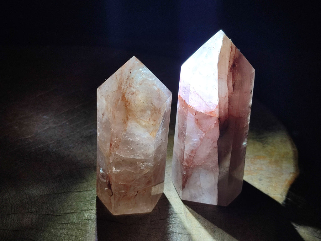 Polished Golden Hematoid Quartz Display Crystals x 6 From Madagascar - Toprock Gemstones and Minerals 