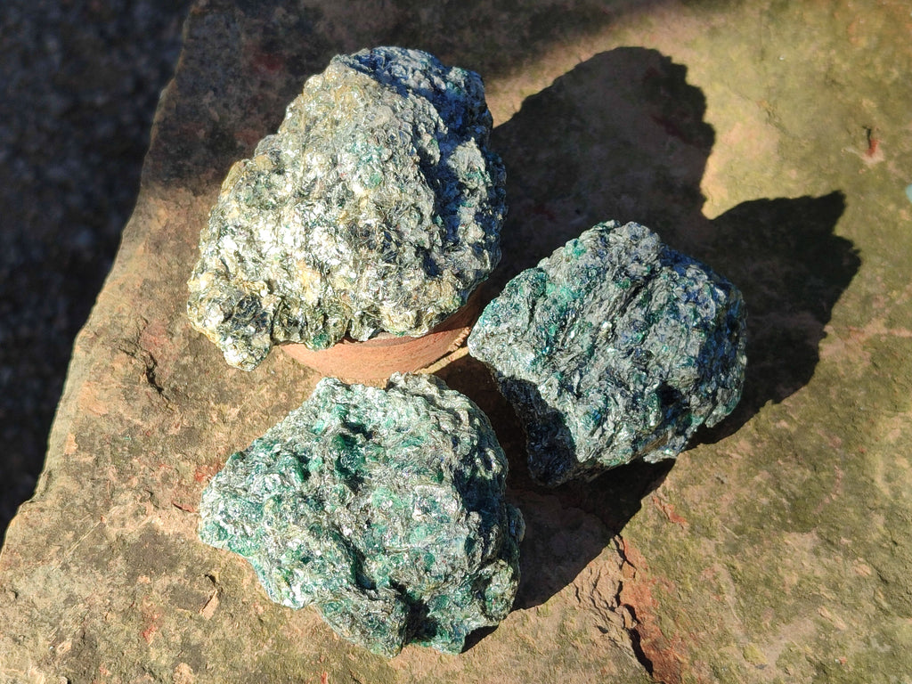 Natural Emerald Mica 'Mutokolite' Cobbed Specimens x 12 From Mutoko, Zimbabwe - Toprock Gemstones and Minerals 