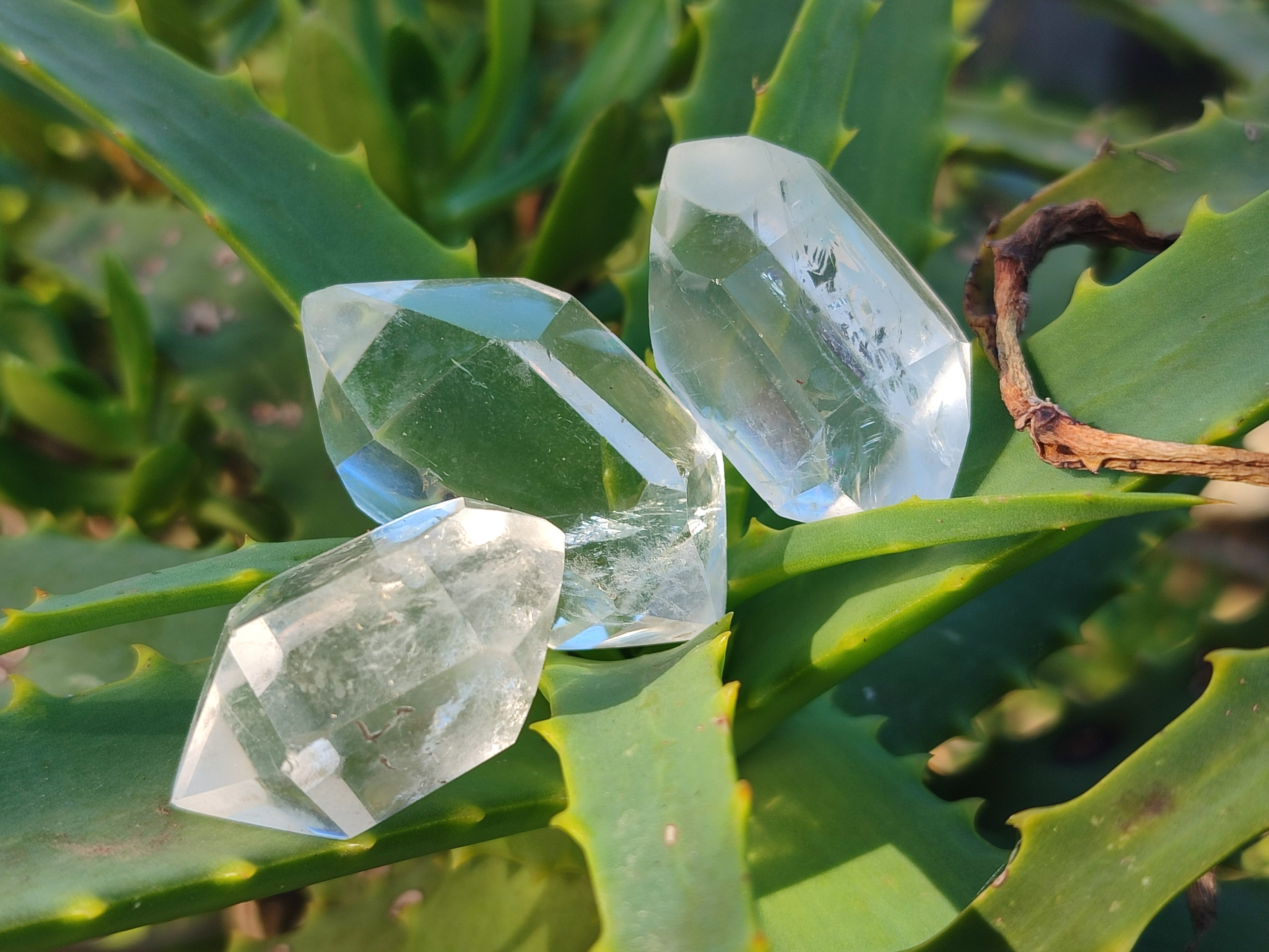 Natural Red Hematoid Quartz Single Crystals x 24 From Karoi, Zimbabwe - Toprock Gemstones and Minerals 
