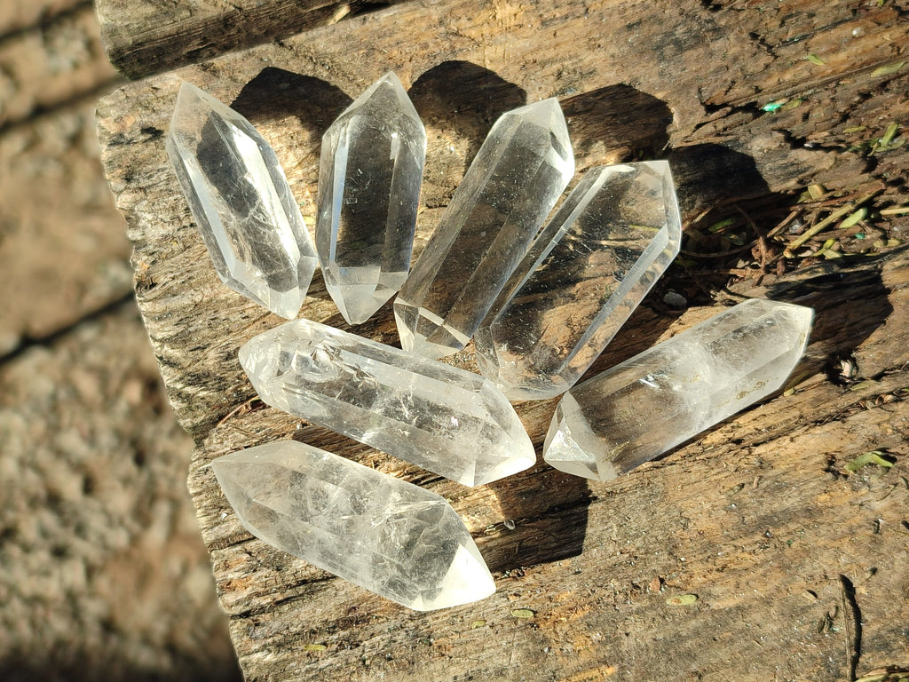 Natural Red Hematoid Quartz Single Crystals x 24 From Karoi, Zimbabwe - Toprock Gemstones and Minerals 