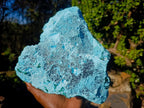 Natural Large Drusy Coated Chrysocolla Specimen with Associated Minerals x 1 From Lupoto Mine, Congo - Toprock Gemstones and Minerals 