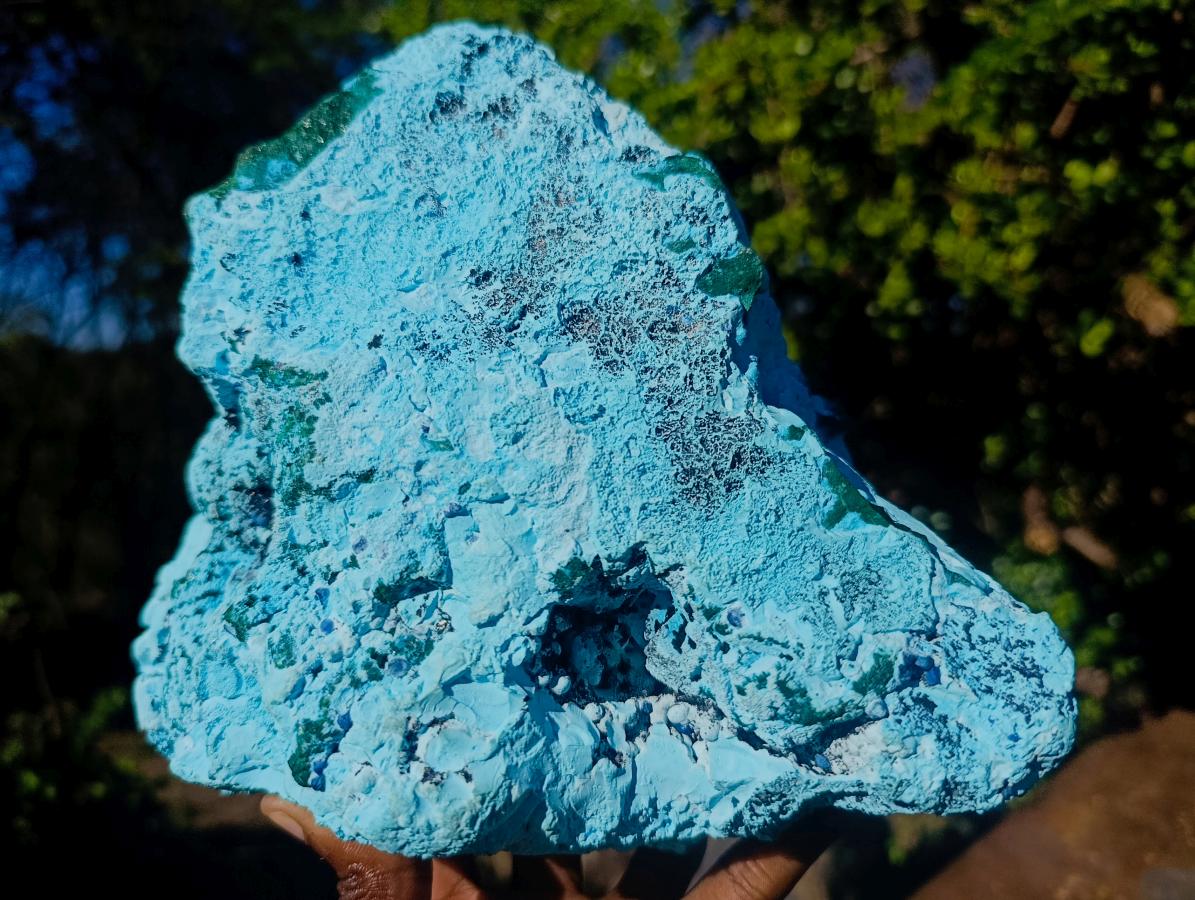 Natural Large Drusy Coated Chrysocolla Specimen with Associated Minerals x 1 From Lupoto Mine, Congo - Toprock Gemstones and Minerals 