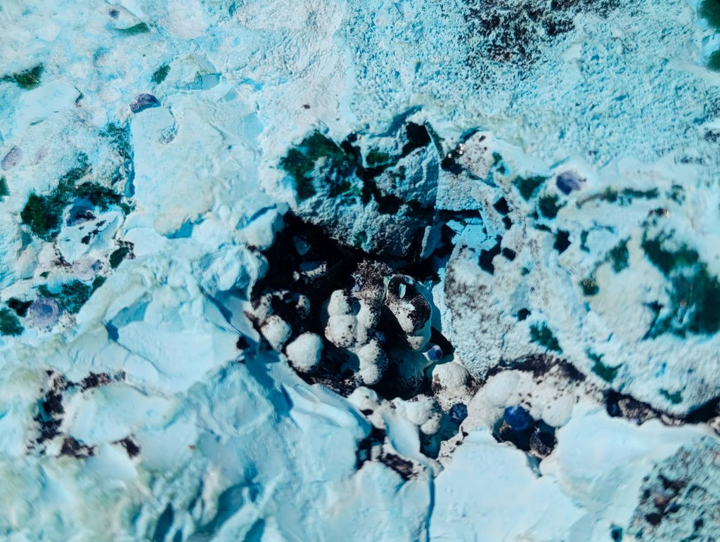 Natural Large Drusy Coated Chrysocolla Specimen with Associated Minerals x 1 From Lupoto Mine, Congo - Toprock Gemstones and Minerals 