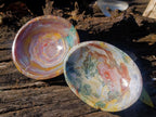 Polished Ocean Jasper Bowls x 2 From Northwest Coast, Madagascar - Toprock Gemstones and Minerals 