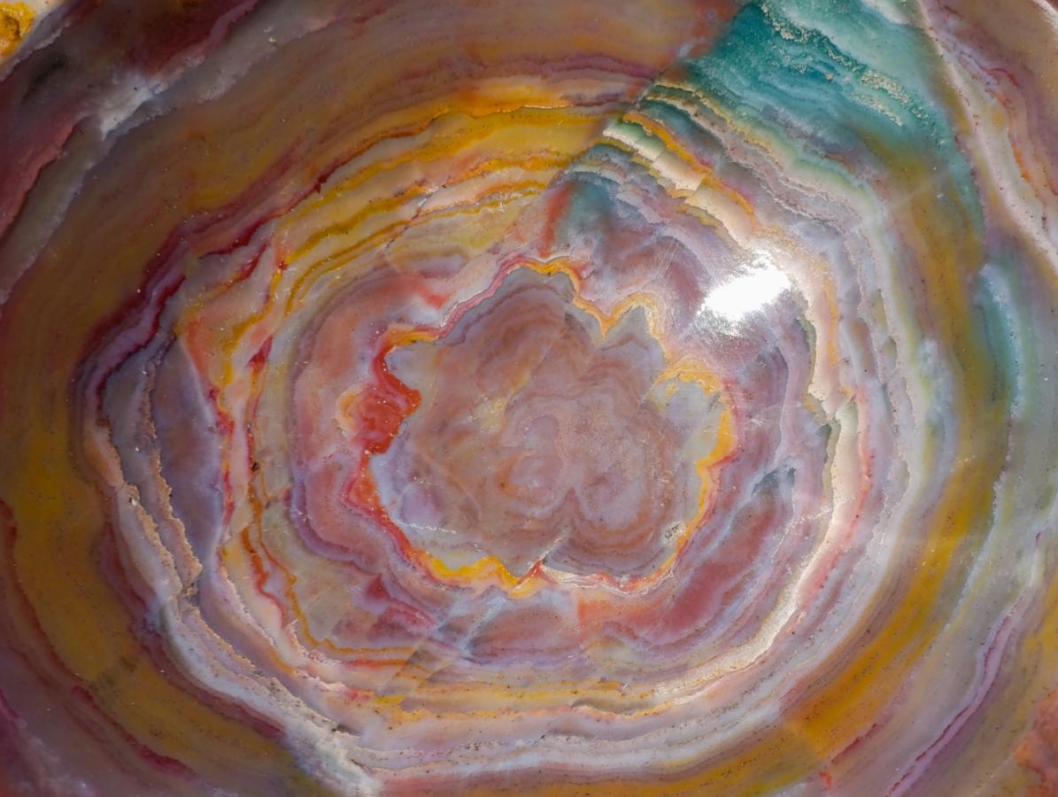 Polished Ocean Jasper Bowls x 2 From Northwest Coast, Madagascar - Toprock Gemstones and Minerals 