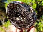 Polished Septerye Sauvage "Dragons Egg" Geodes x 2 From Mahajanga, Madagascar - Toprock Gemstones and Minerals 