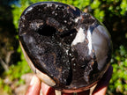 Polished Septerye Sauvage "Dragons Egg" Geodes x 2 From Mahajanga, Madagascar - Toprock Gemstones and Minerals 