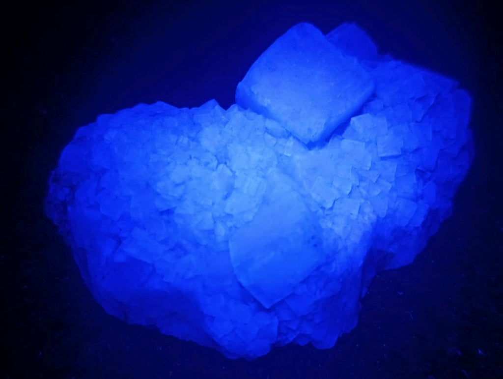 Natural Green Cubic Fluorite Specimens x 6 From Mandrosonoro, Madagascar - Toprock Gemstones and Minerals 
