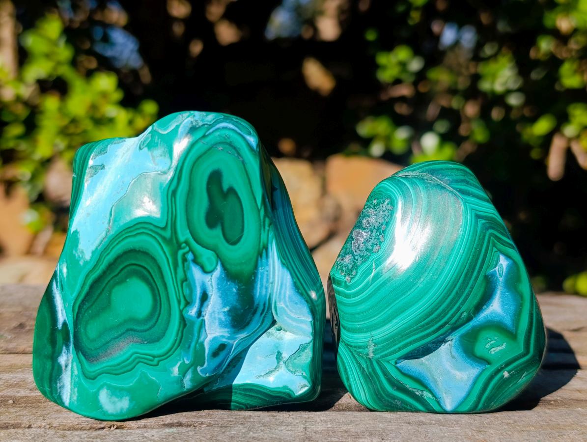Polished Malacolla Free Forms x 6 From Kulukuluku, Congo - Toprock Gemstones and Minerals 