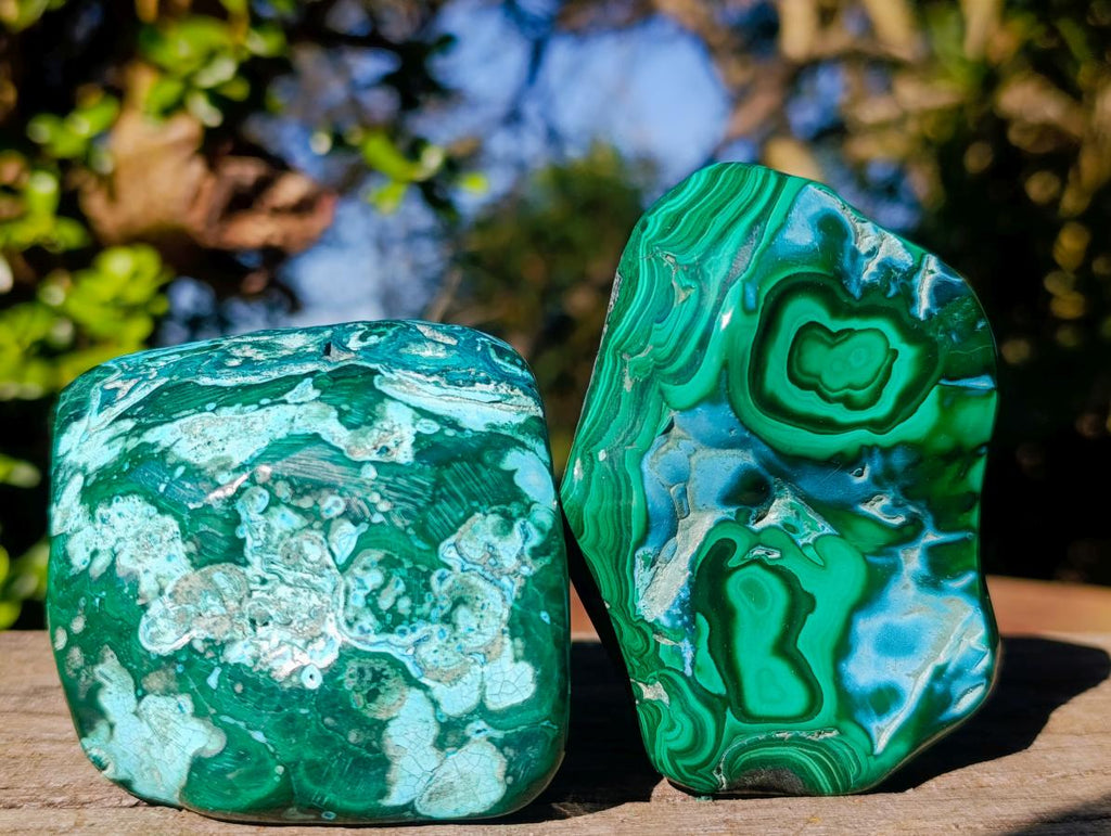 Polished Malacolla Free Forms x 6 From Kulukuluku, Congo - Toprock Gemstones and Minerals 