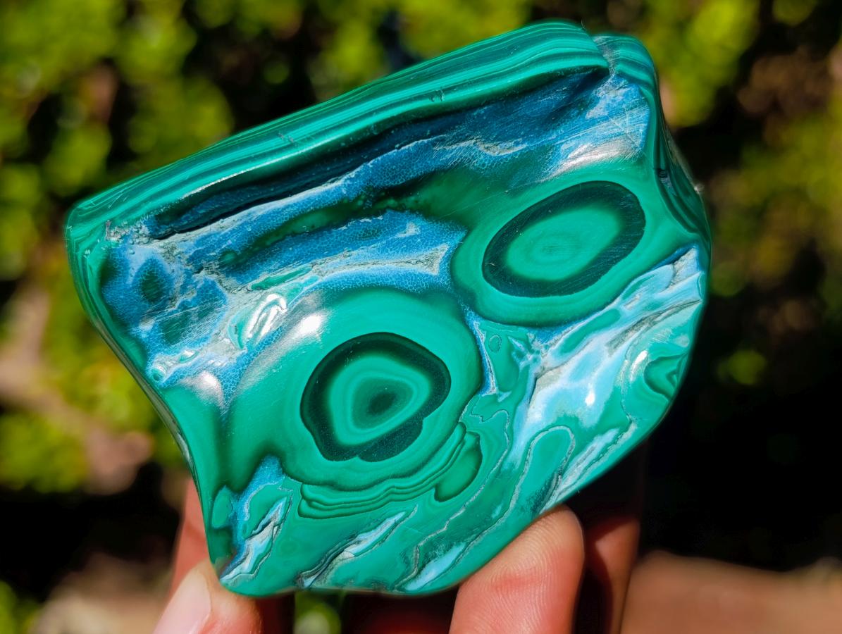 Polished Malacolla Free Forms x 6 From Kulukuluku, Congo - Toprock Gemstones and Minerals 