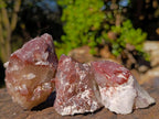 Natural Red Hematoid Quartz Crystals and Clusters x 24 From Karoi, Zimbabwe - Toprock Gemstones and Minerals 