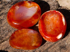 Polished Carnelian Agate Gemstone Bowls x 12 From Madagascar - Toprock Gemstones and Minerals 