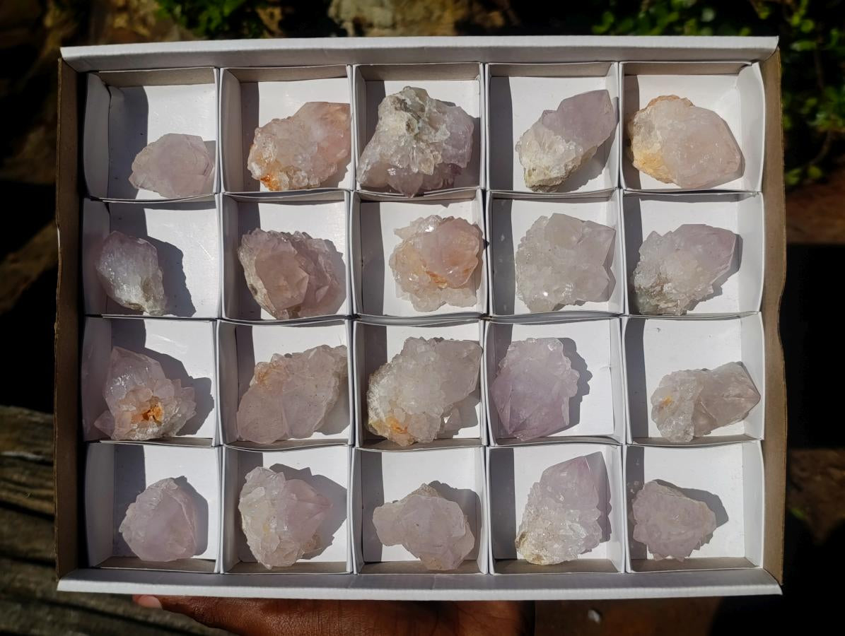Natural Spirit Quartz Crystals x 20 From Boekenhouthoek, South Africa - Toprock Gemstones and Minerals 