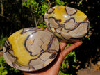 Polished Septerye Bowls x 2 From Mahajanga, Madagascar - Toprock Gemstones and Minerals 