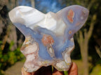 Polished Agate Butterfly Sculptures x 4 From Madagascar - Toprock Gemstones and Minerals 