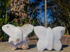 Polished Agate Butterfly Sculptures x 4 From Madagascar - Toprock Gemstones and Minerals 