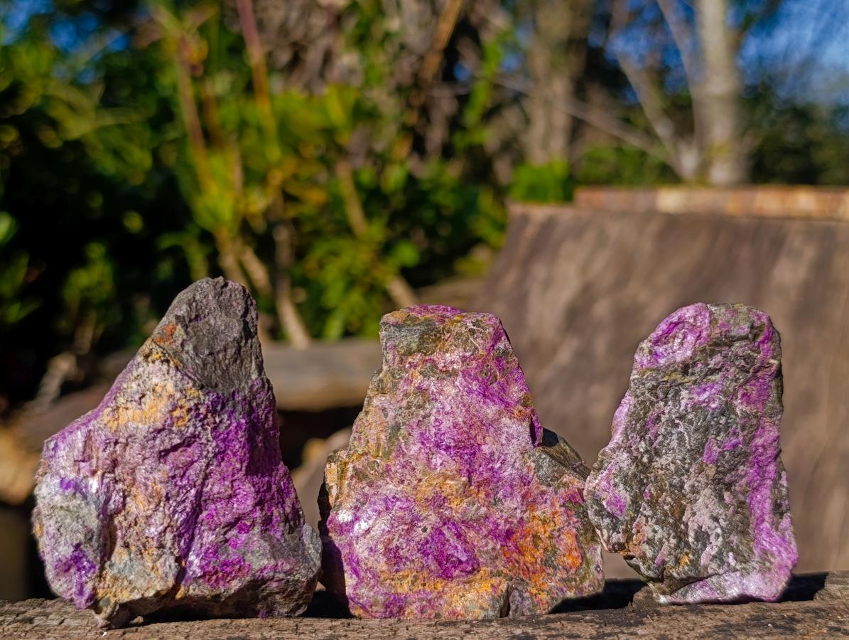Natural Cobbed Stichtite Specimens x 24 From Barberton, South Africa - Toprock Gemstones and Minerals 