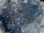 Natural Blue Celestite Geode Specimens x 3 From Sakoany, Madagascar - Toprock Gemstones and Minerals 