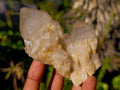 Natural Cascading White Phantom Smokey Luena Quartz Clusters x 6 From Luena, Congo - Toprock Gemstones and Minerals 