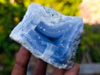 Natural Blue Lace Agate Geodes x 12 From Nsanje, Malawi - Toprock Gemstones and Minerals 