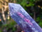 Polished Lepidolite with Pink Rubellite Tourmaline Display Crystals x 6 From Ambatondrazaka, Madagascar - Toprock Gemstones and Minerals 