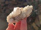 Natural Drusy Quartz Coated Calcite Crystal and Cluster Specimens x 12 From Albert's Mountain, Lesotho - Toprock Gemstones and Minerals 