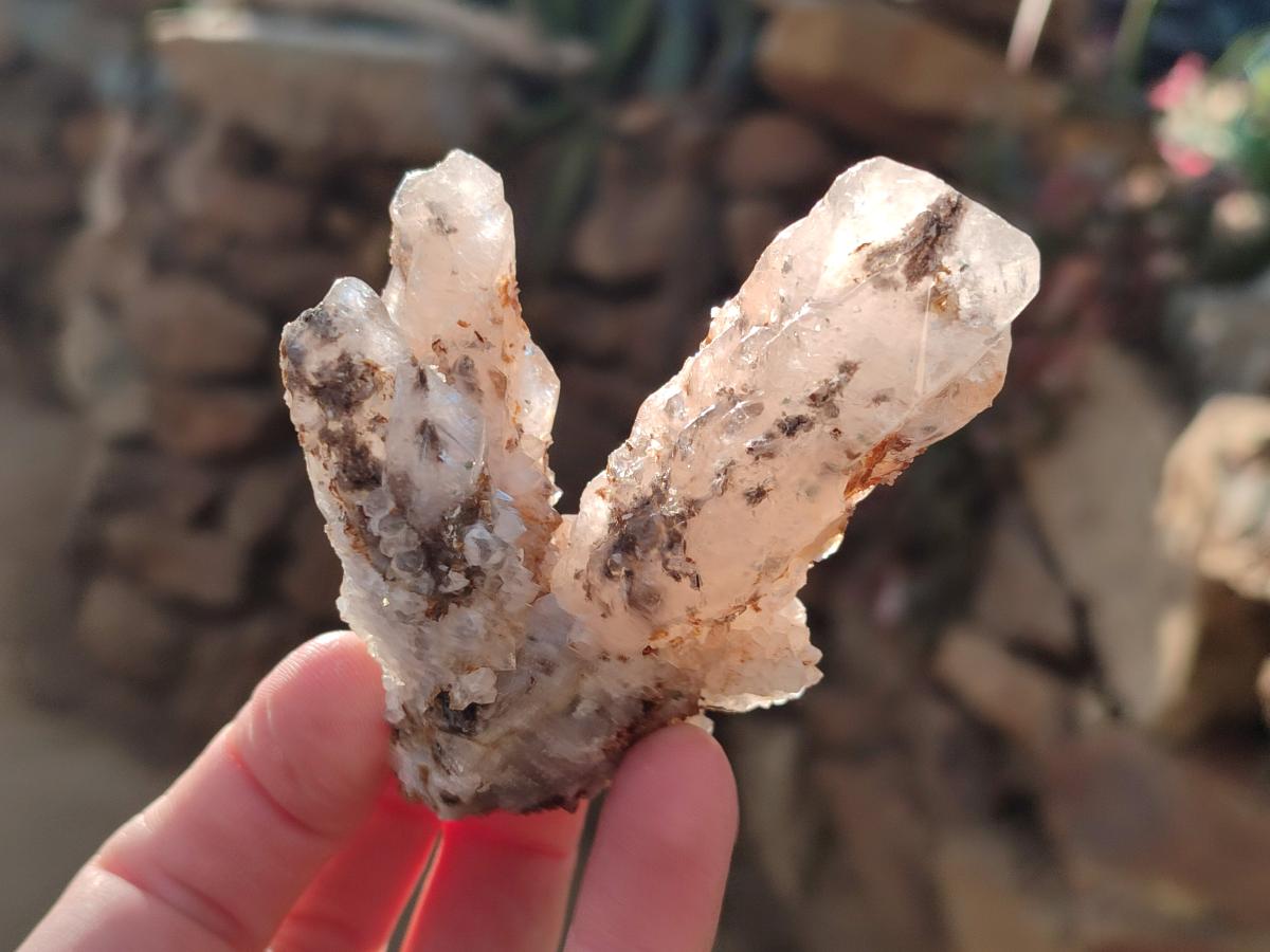Natural Drusy Quartz Coated Calcite Crystal and Cluster Specimens x 12 From Albert's Mountain, Lesotho - Toprock Gemstones and Minerals 