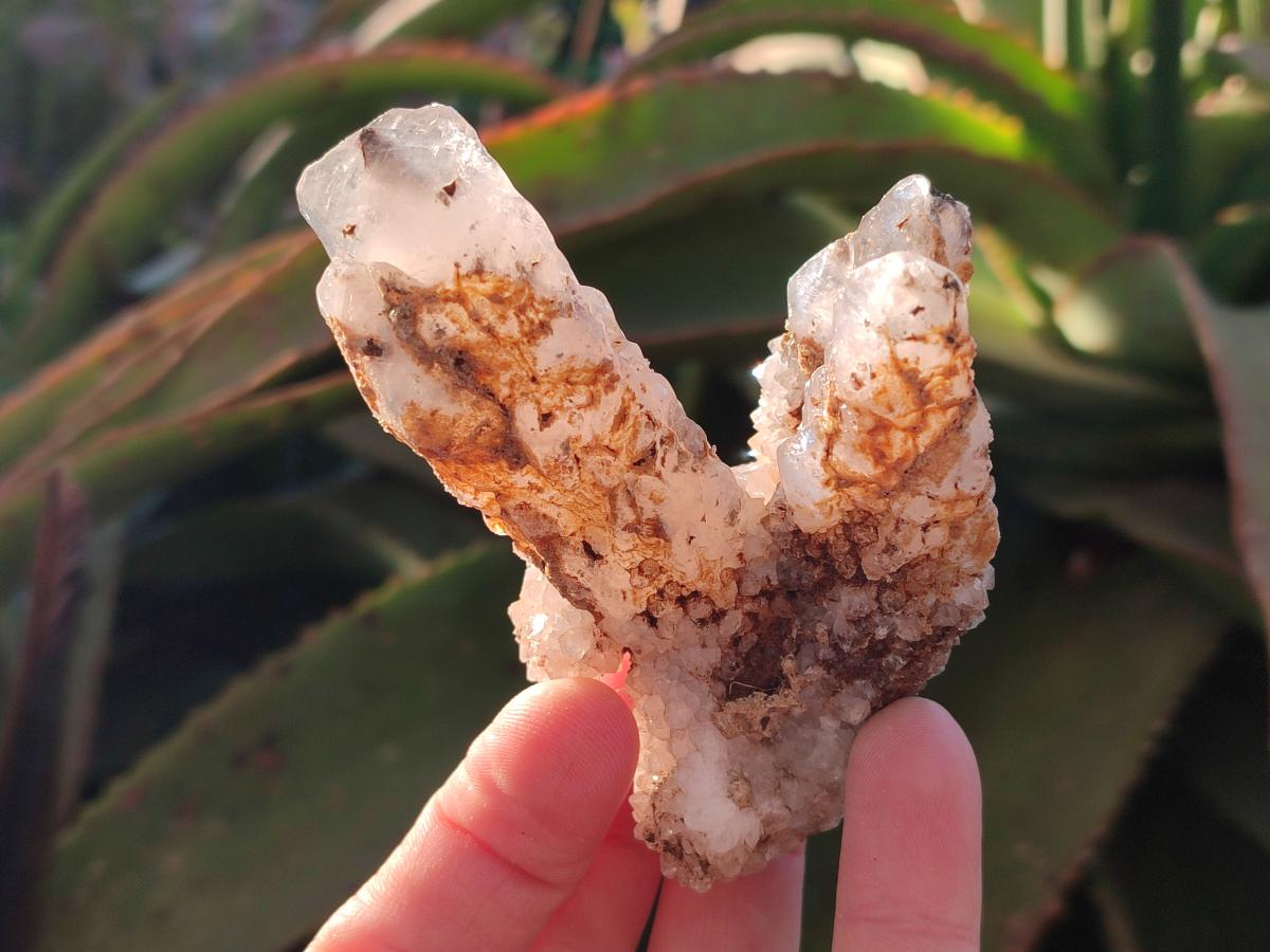 Natural Drusy Quartz Coated Calcite Crystal and Cluster Specimens x 12 From Albert's Mountain, Lesotho - Toprock Gemstones and Minerals 