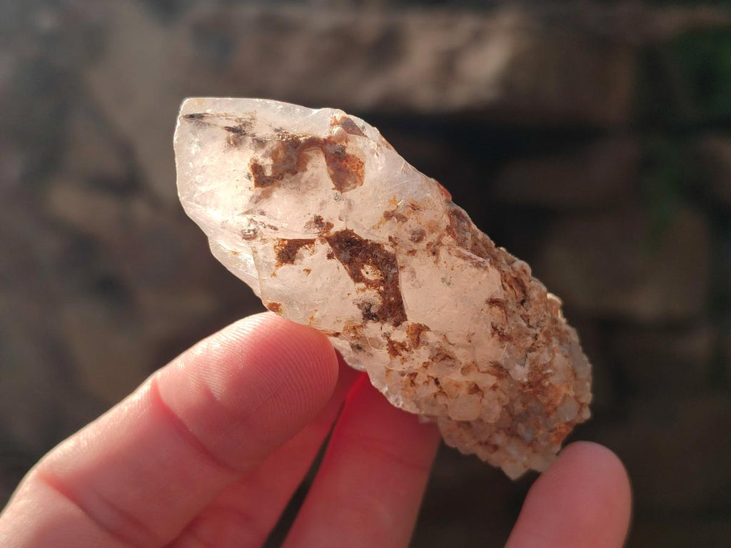 Natural Drusy Quartz Coated Calcite Crystal and Cluster Specimens x 12 From Albert's Mountain, Lesotho - Toprock Gemstones and Minerals 