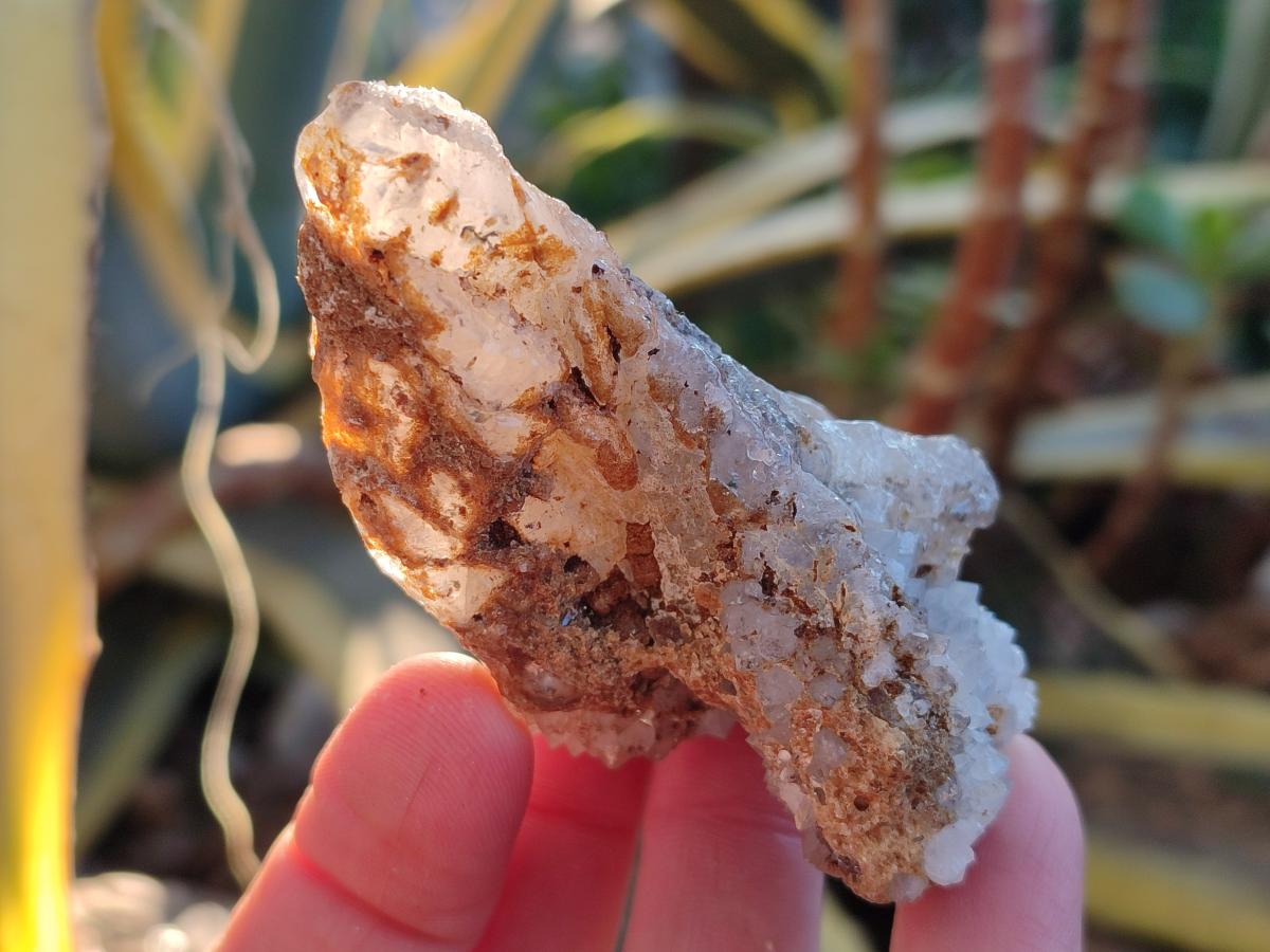 Natural Drusy Quartz Coated Calcite Crystal and Cluster Specimens x 12 From Albert's Mountain, Lesotho - Toprock Gemstones and Minerals 