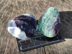 Polished Watermelon Fluorite Free Forms x 12 From Uis, Namibia